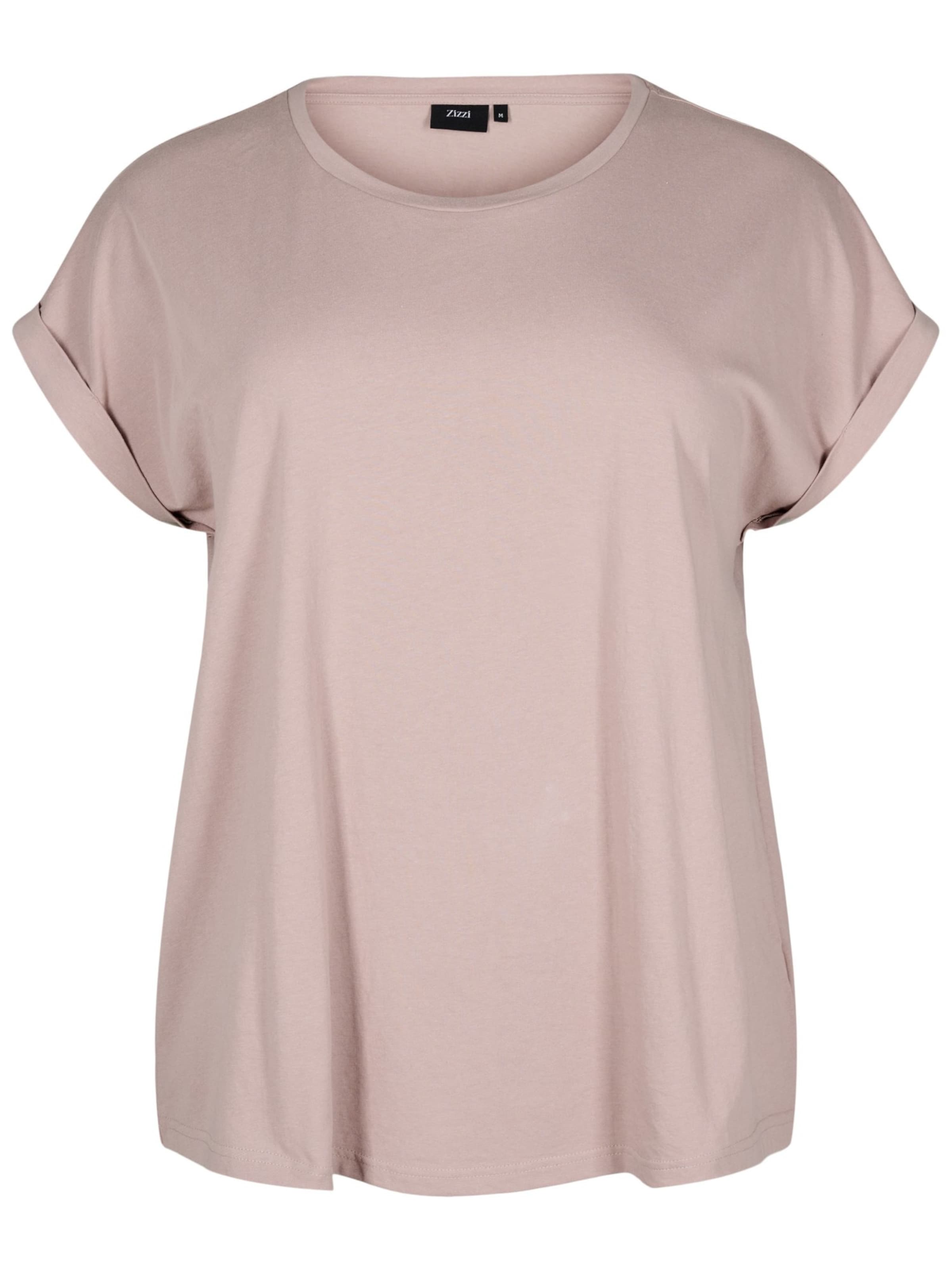 Zizzi Shirt 'Mkatja' in Lila: voorkant