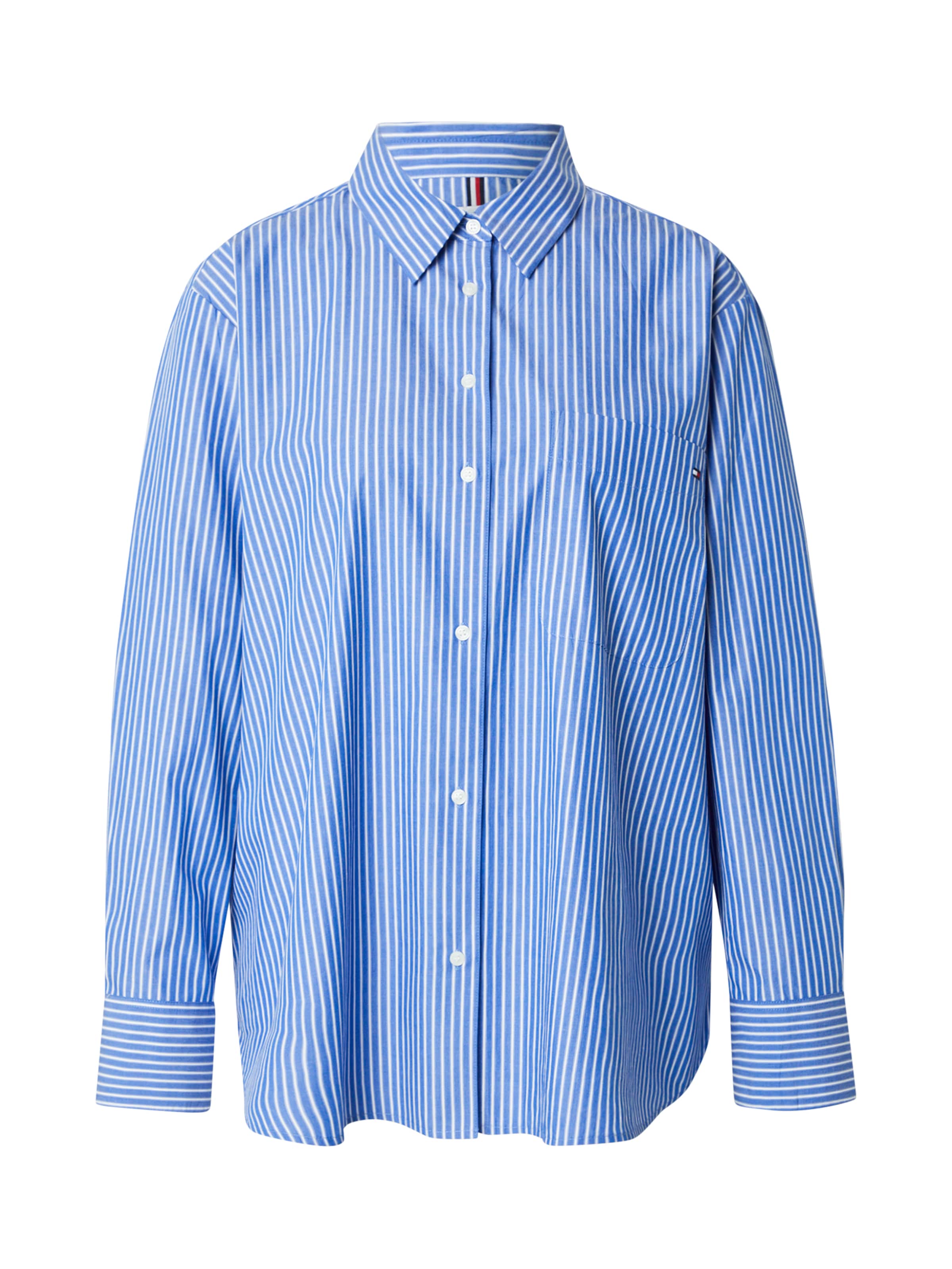 TOMMY HILFIGER Блузка 'Ess' в Синий: спереди