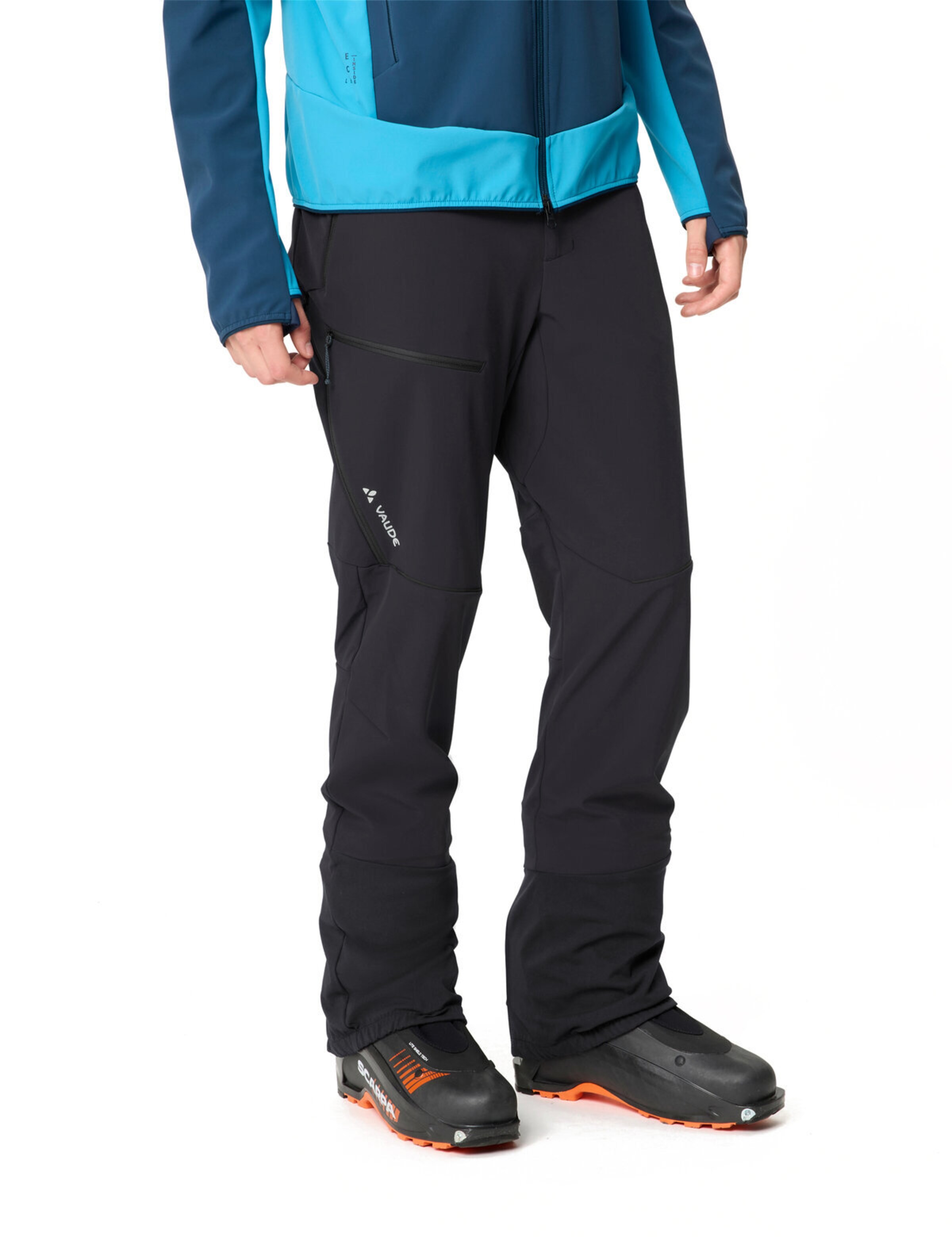 VAUDE Regular Outdoor trousers 'Larice V' in Black