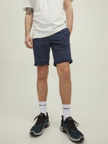 JACK & JONES Regular Chino trousers 'FRED' in Blue