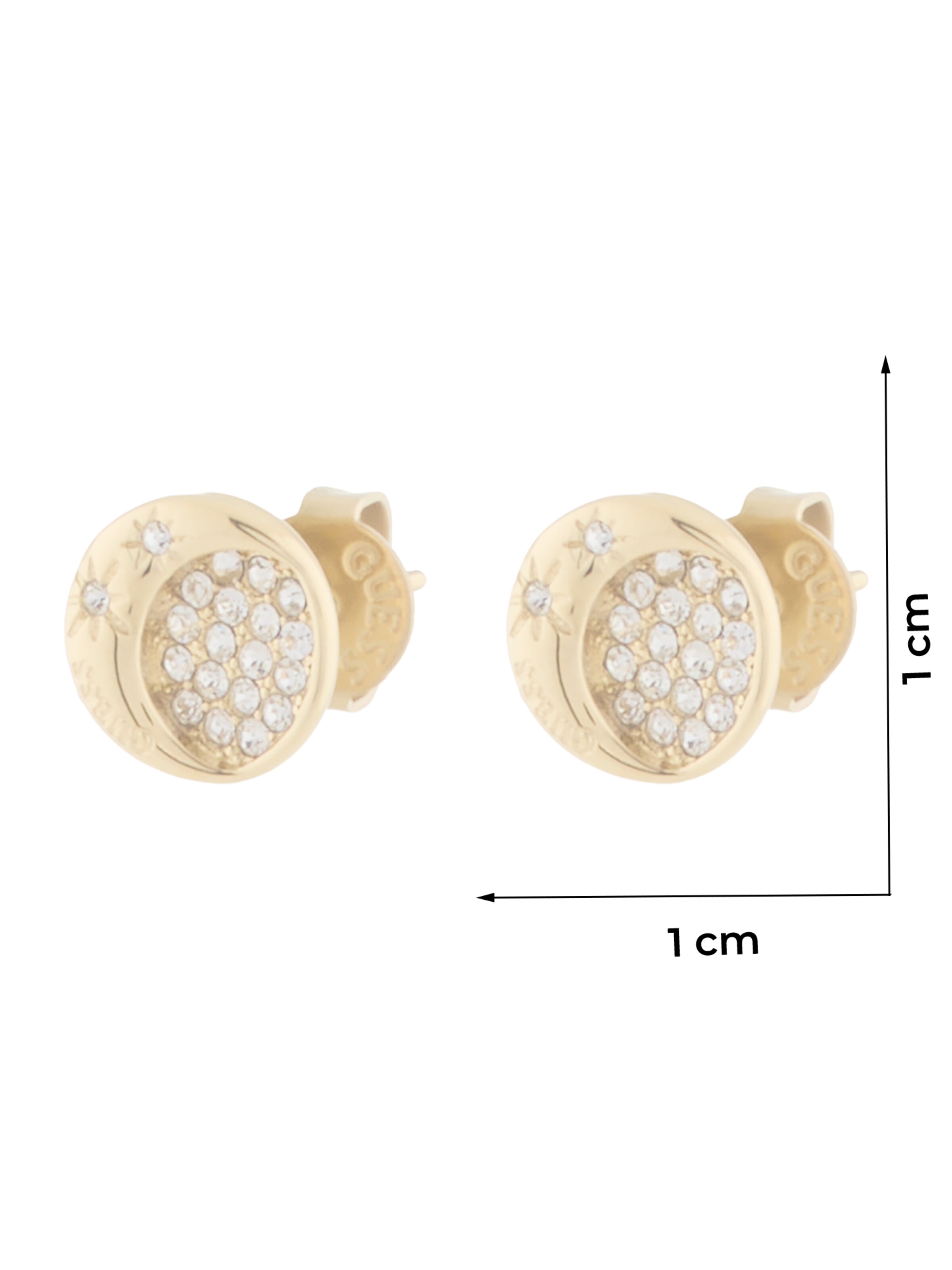 Cercei 'AURORA' de la GUESS pe auriu