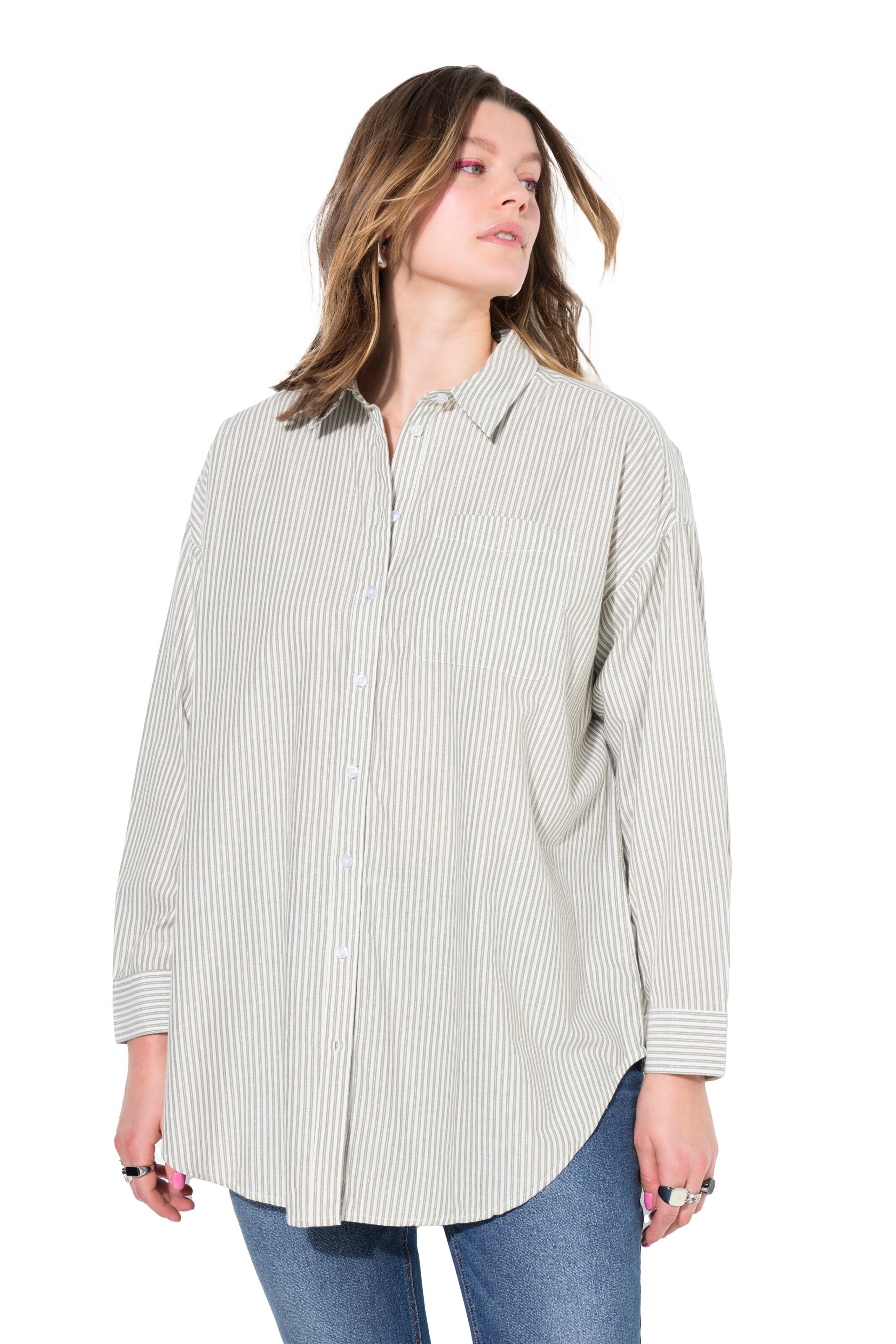 Studio Untold Bluse in Grün: Vorderseite