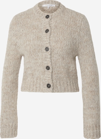 Cardigan 'MARL' FRAME en beige : devant