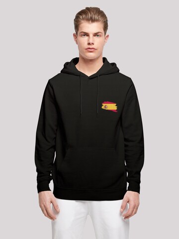 Sweat-shirt 'Spain Spanien Flagge' F4NT4STIC en noir : devant