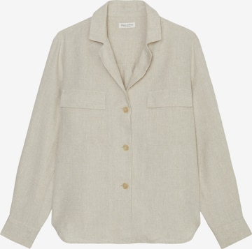 Marc O'Polo Blouse in Beige: front