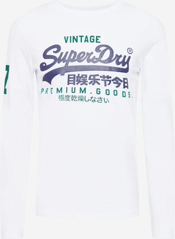 Maglietta di Superdry in bianco: frontale