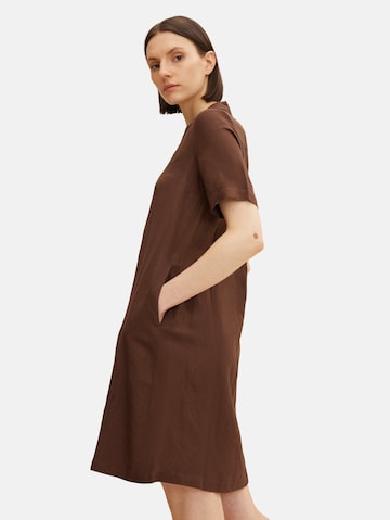 TOM TAILOR Dress in Brown