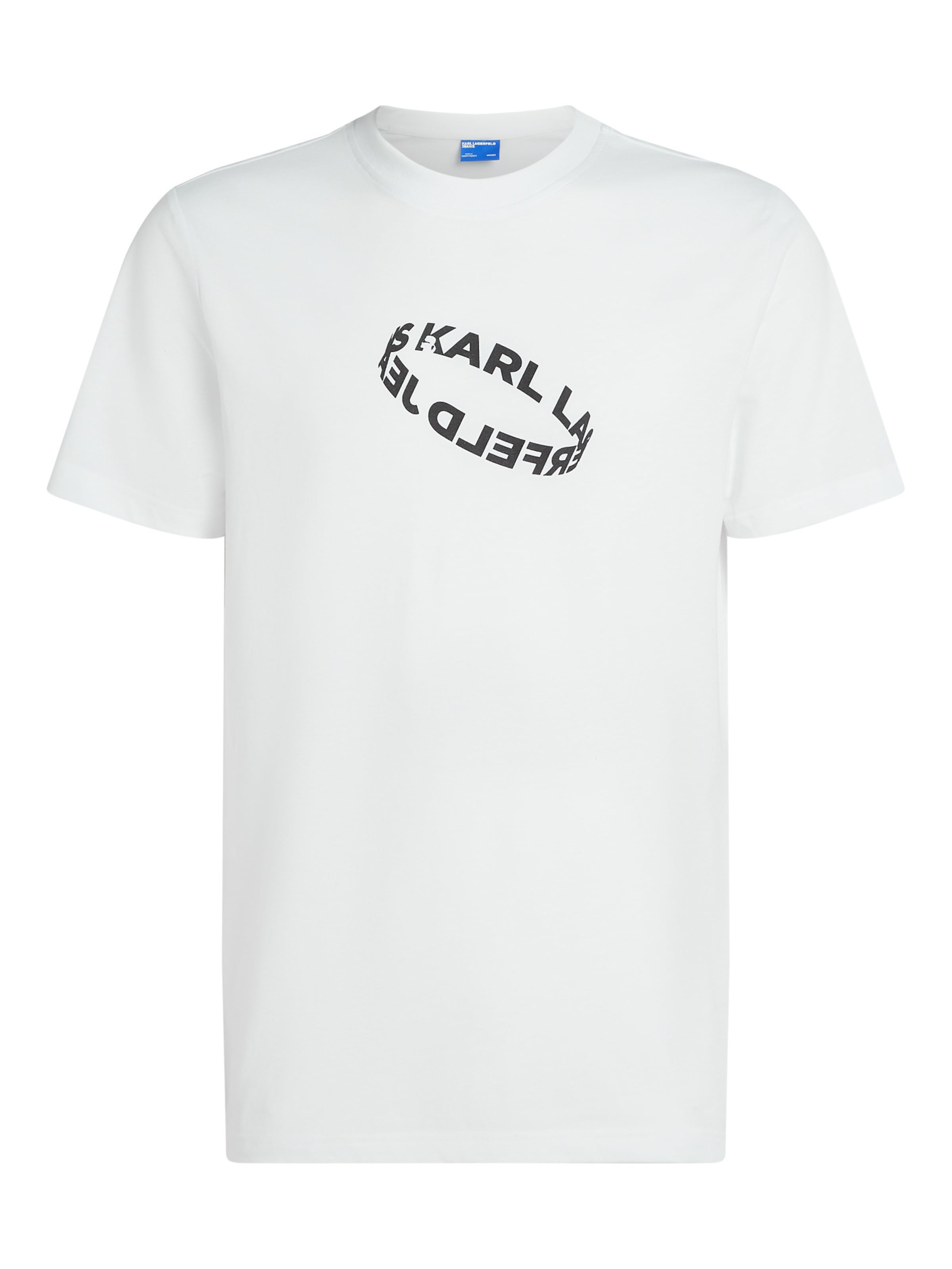 KARL LAGERFELD JEANS T-shirt i vit: framsida