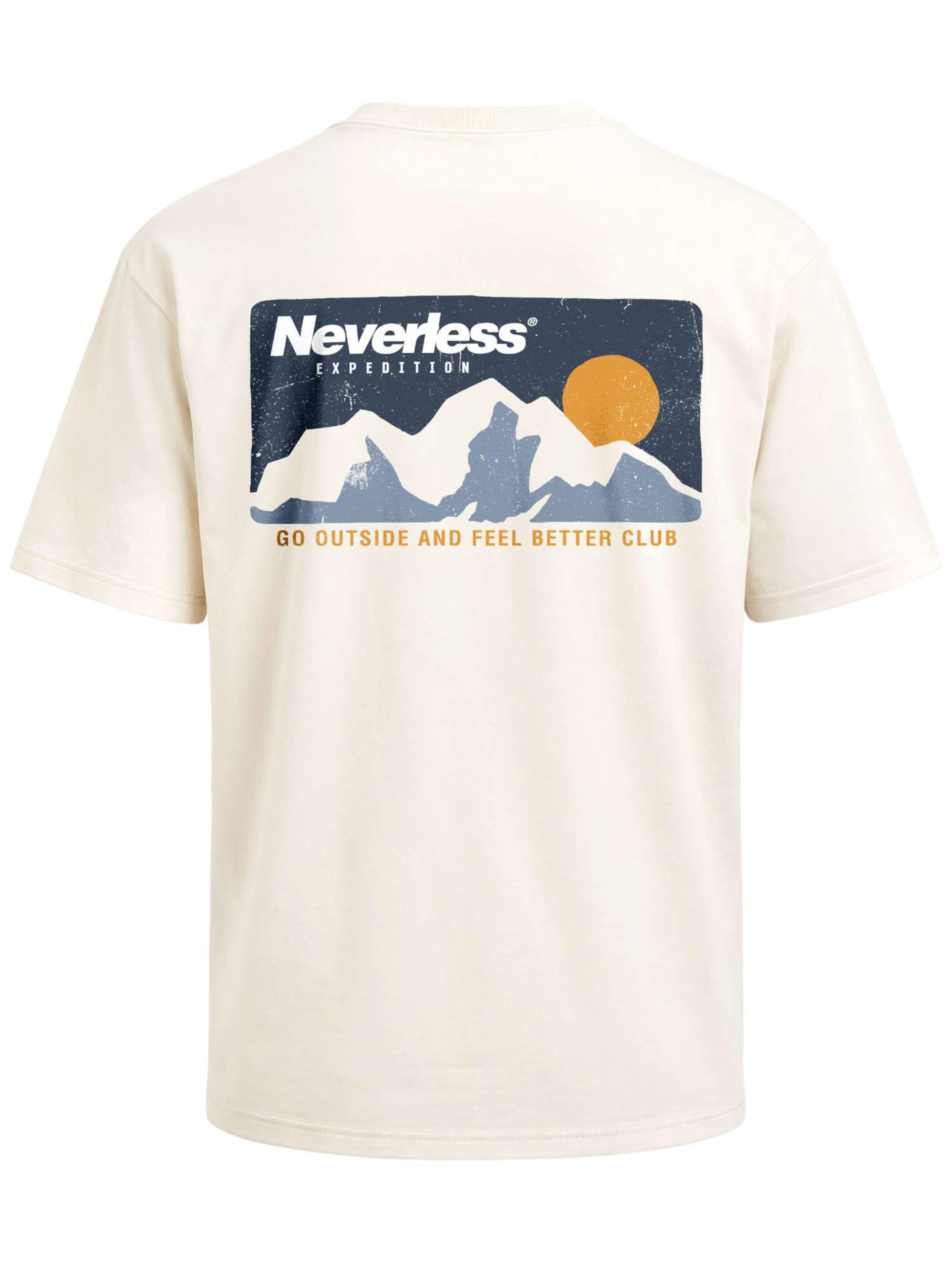 Neverless Shirt 'Neverless Expedition'‌‌ in Beige: Vorderseite