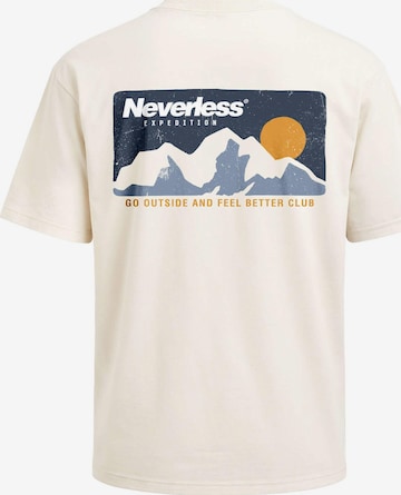 Neverless Shirt 'Neverless Expedition' in Beige: Vorderseite
