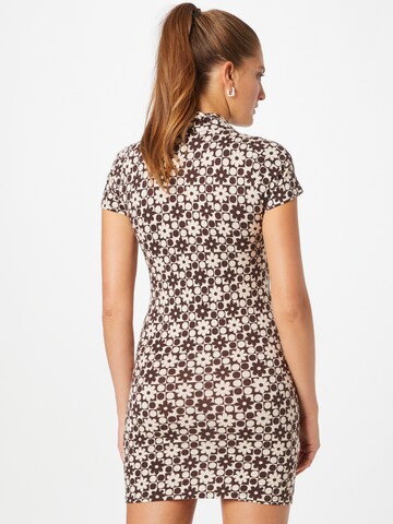 Motel Dress in Brown
