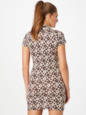 Motel Dress in Brown