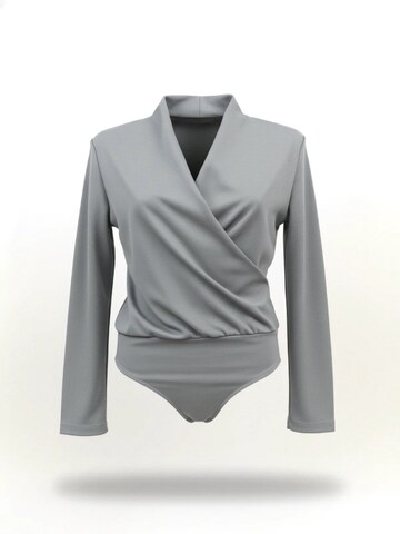 No Matter What Shirt Bodysuit in Grey