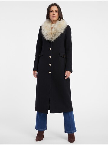 Orsay Between-Seasons Coat in Black: front