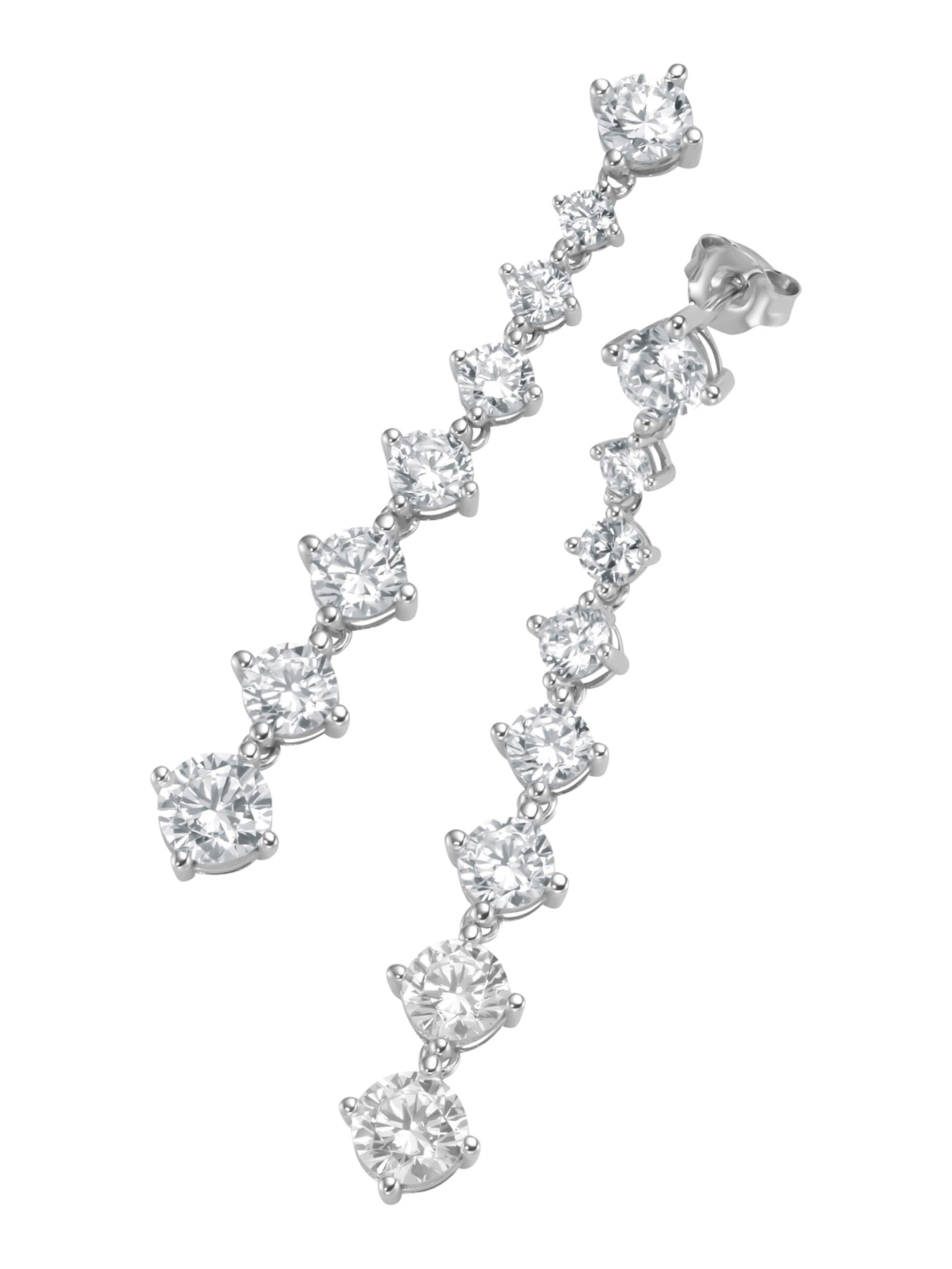 Giorgio Martello Milano Pendientes en plata / blanco, Vista del producto