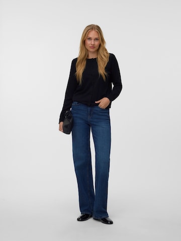 VERO MODA Knit Cardigan 'VMSilje' in Black