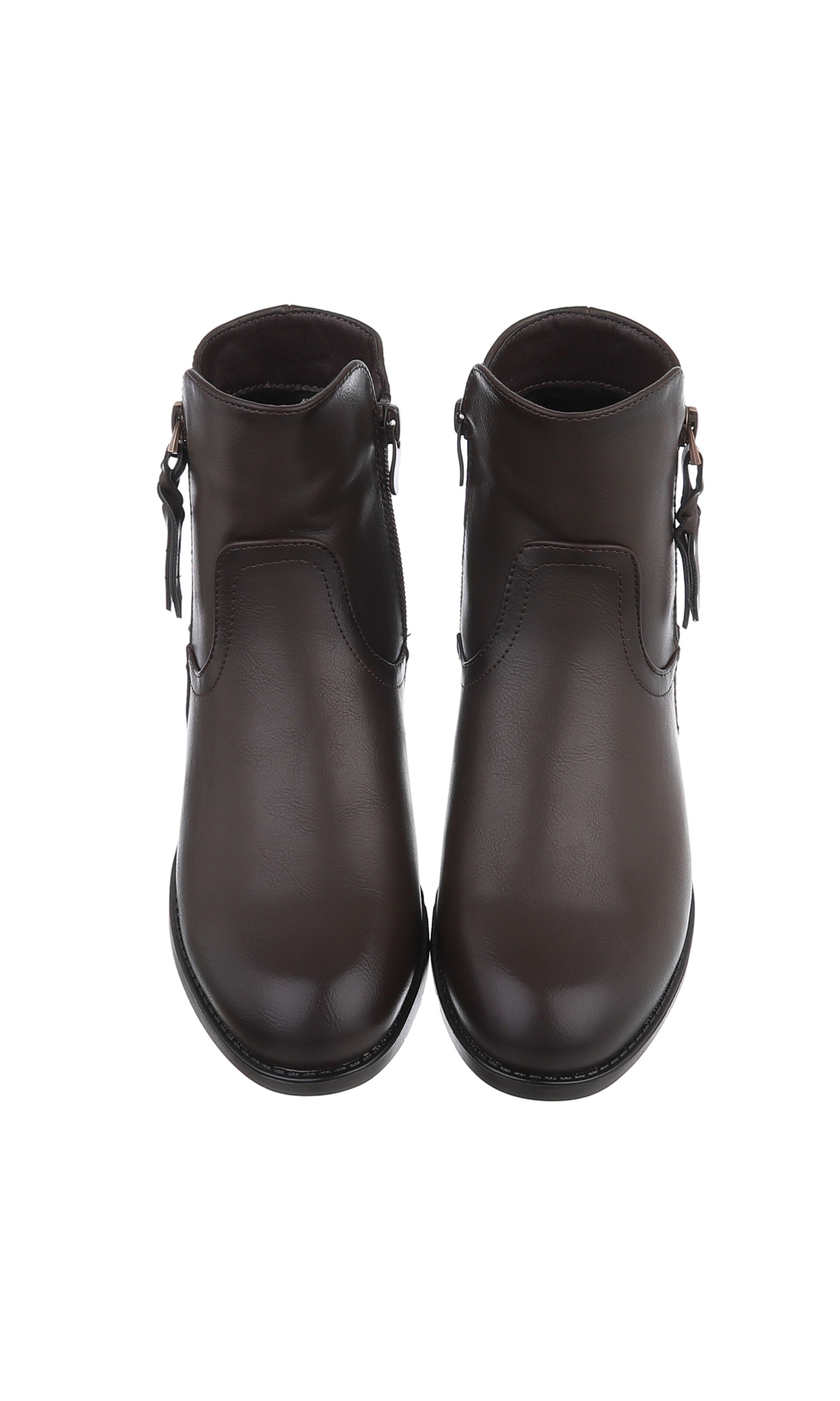 Ital-Design Stiefelette in Braun