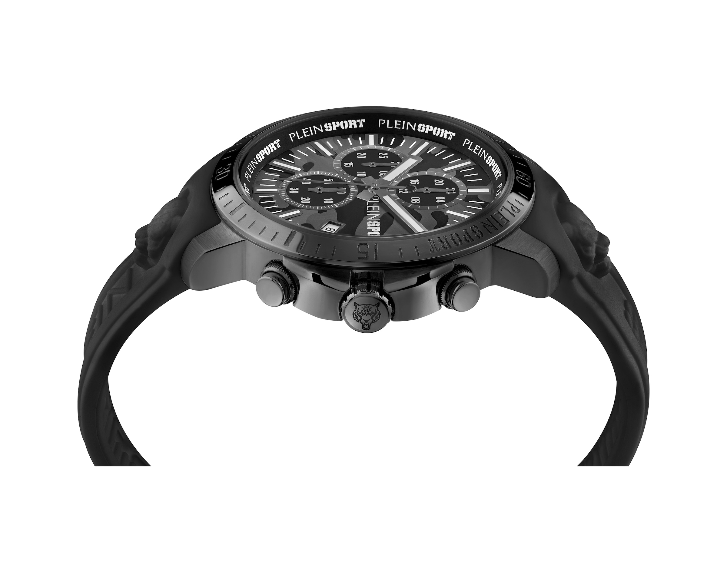 Plein Sport - Relógios analógicos 'Gain' em preto