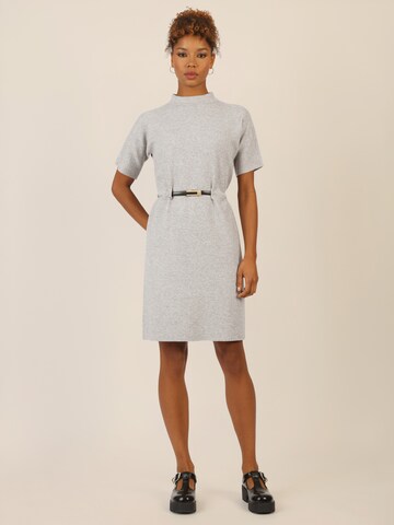 APART Knitted dress in Grey