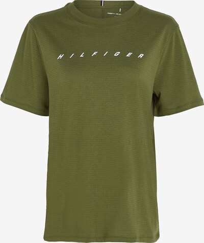TOMMY HILFIGER T-Shirt in oliv / weiß, Produktansicht