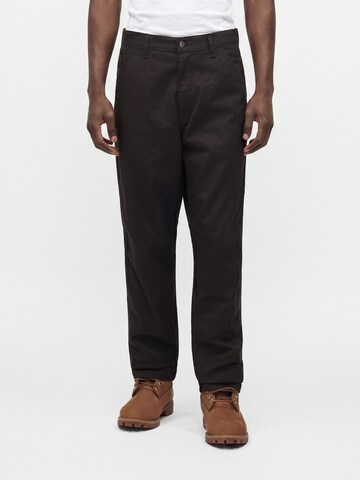 Loosefit Pantalon Carhartt WIP en marron : devant