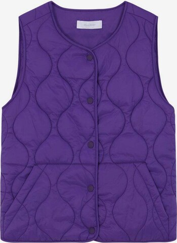 Scalpers Vest 'Gstaad' in Purple: front
