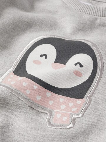 MANGO KIDS Sweatshirt 'Friendy' in Grau