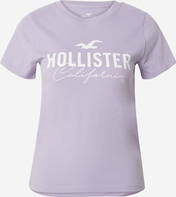 Tricou de la HOLLISTER pe mov: față