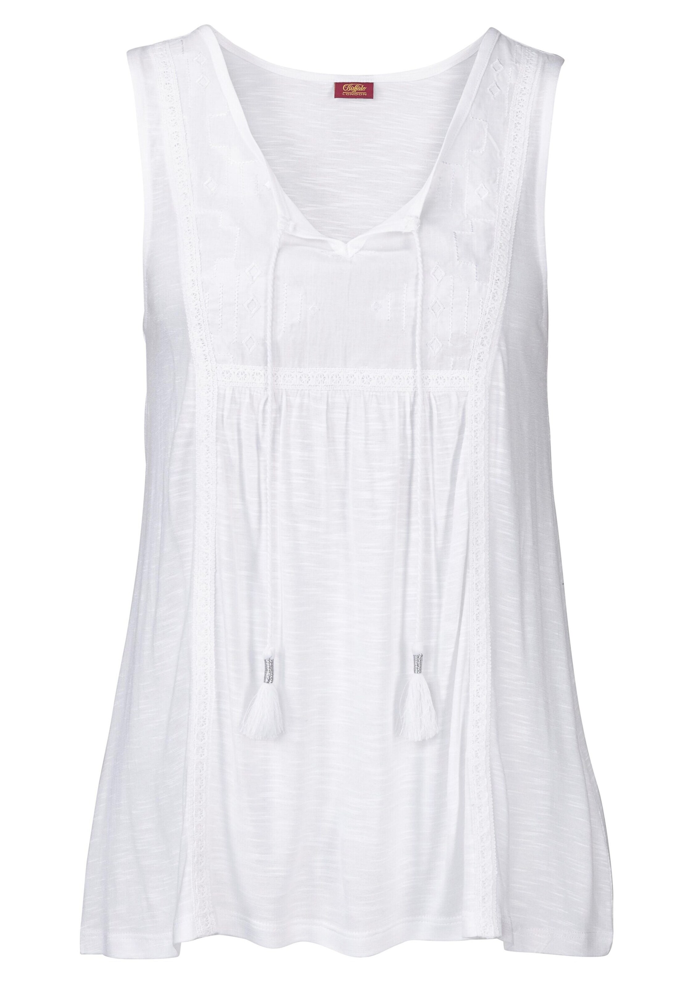 BUFFALO Top in White: front