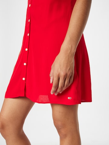 Tommy Jeans Zomerjurk in Rood