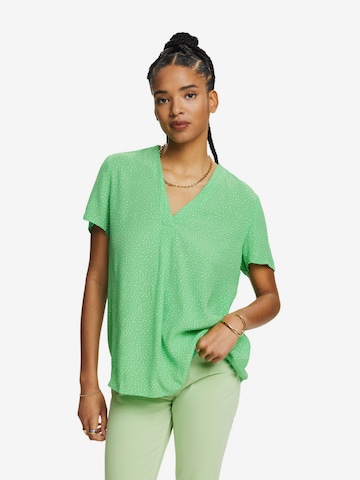 ESPRIT Blouse in Groen: voorkant