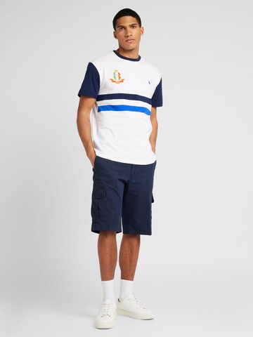 Tricou de la Polo Ralph Lauren pe alb