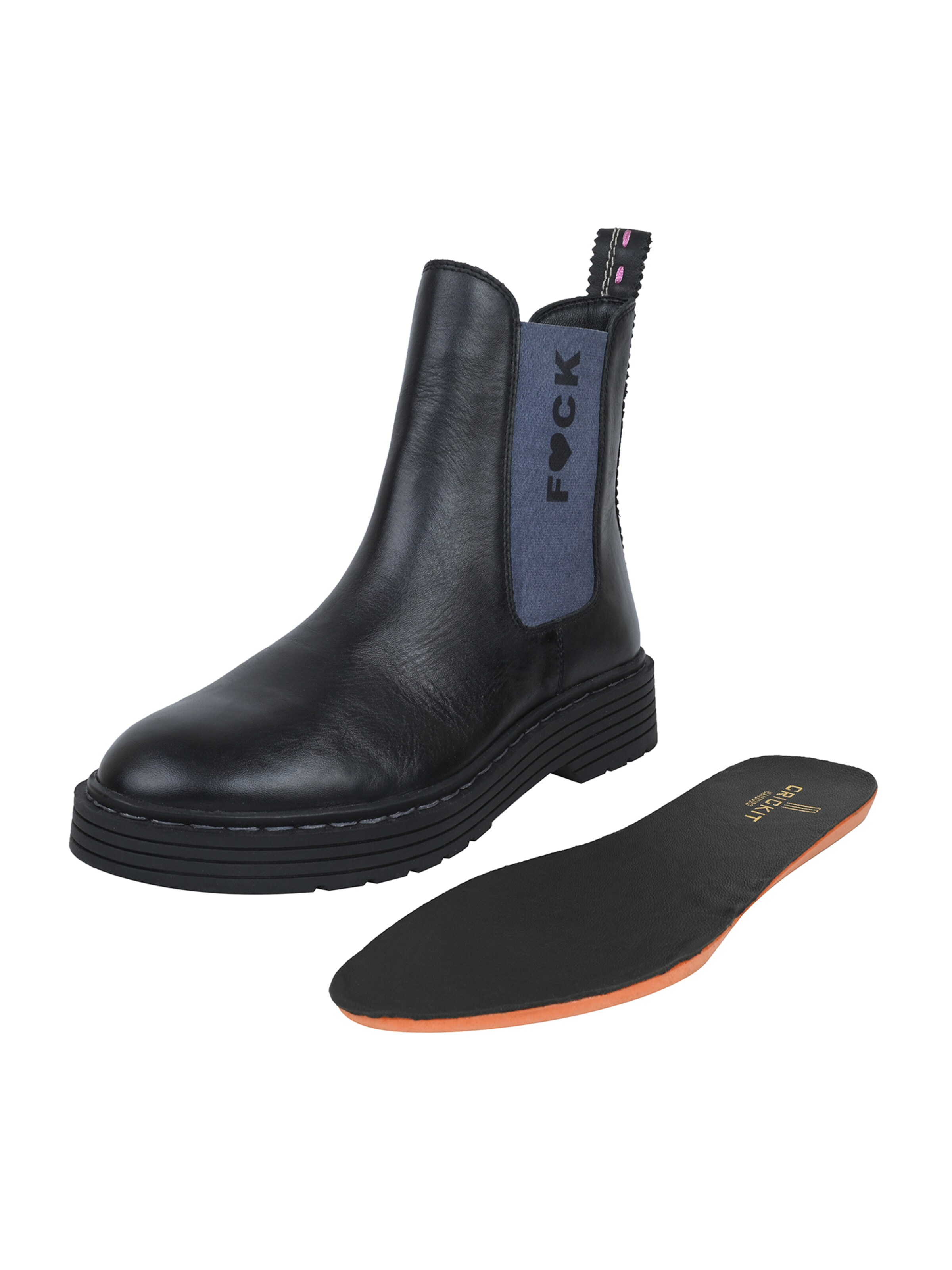 Crickit Chelsea Boot ' SAMMY ' in Schwarz
