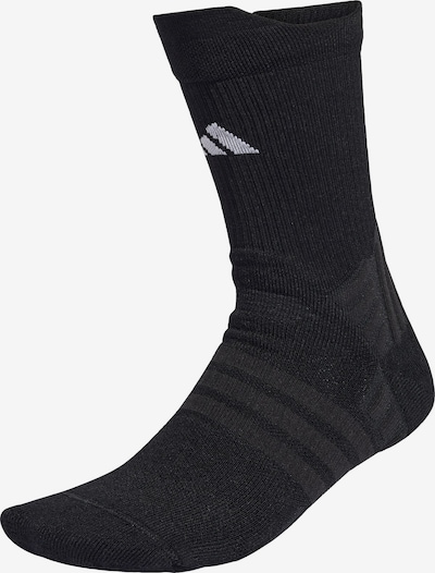 ADIDAS PERFORMANCE Sportsocken 'TENNIS CREW CUSHIONED 1 PAIR PACK' in 37-39 in dunkelgrau / schwarz / offwhite, Produktansicht