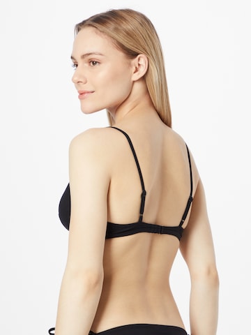 melns Calvin Klein Swimwear Trijstūra formas Bikini augšdaļa