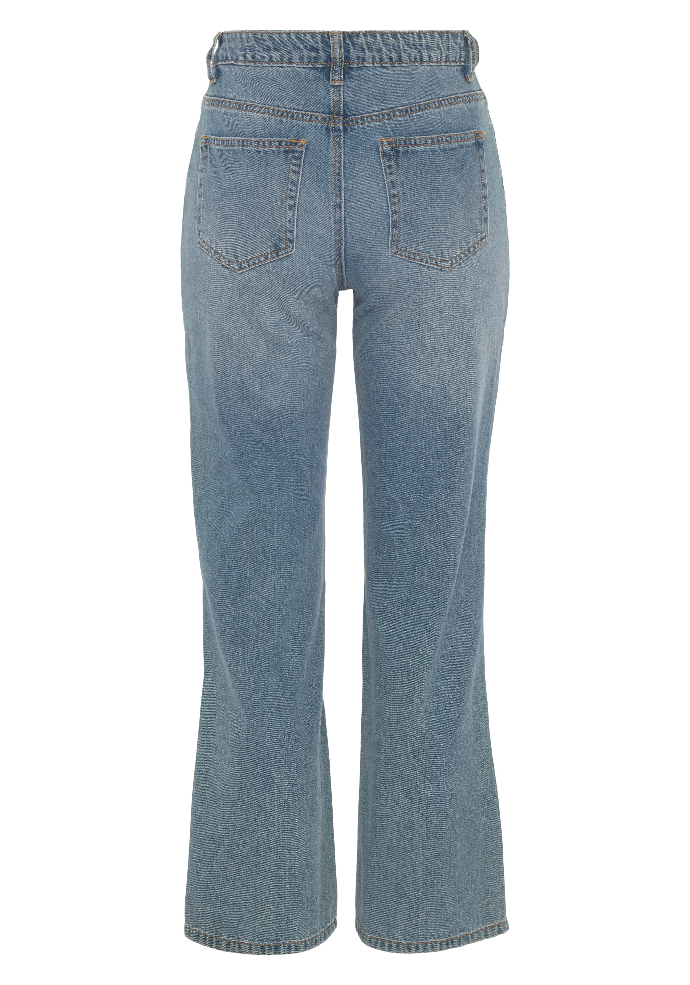 DELMAO Flared Jeans in Blue