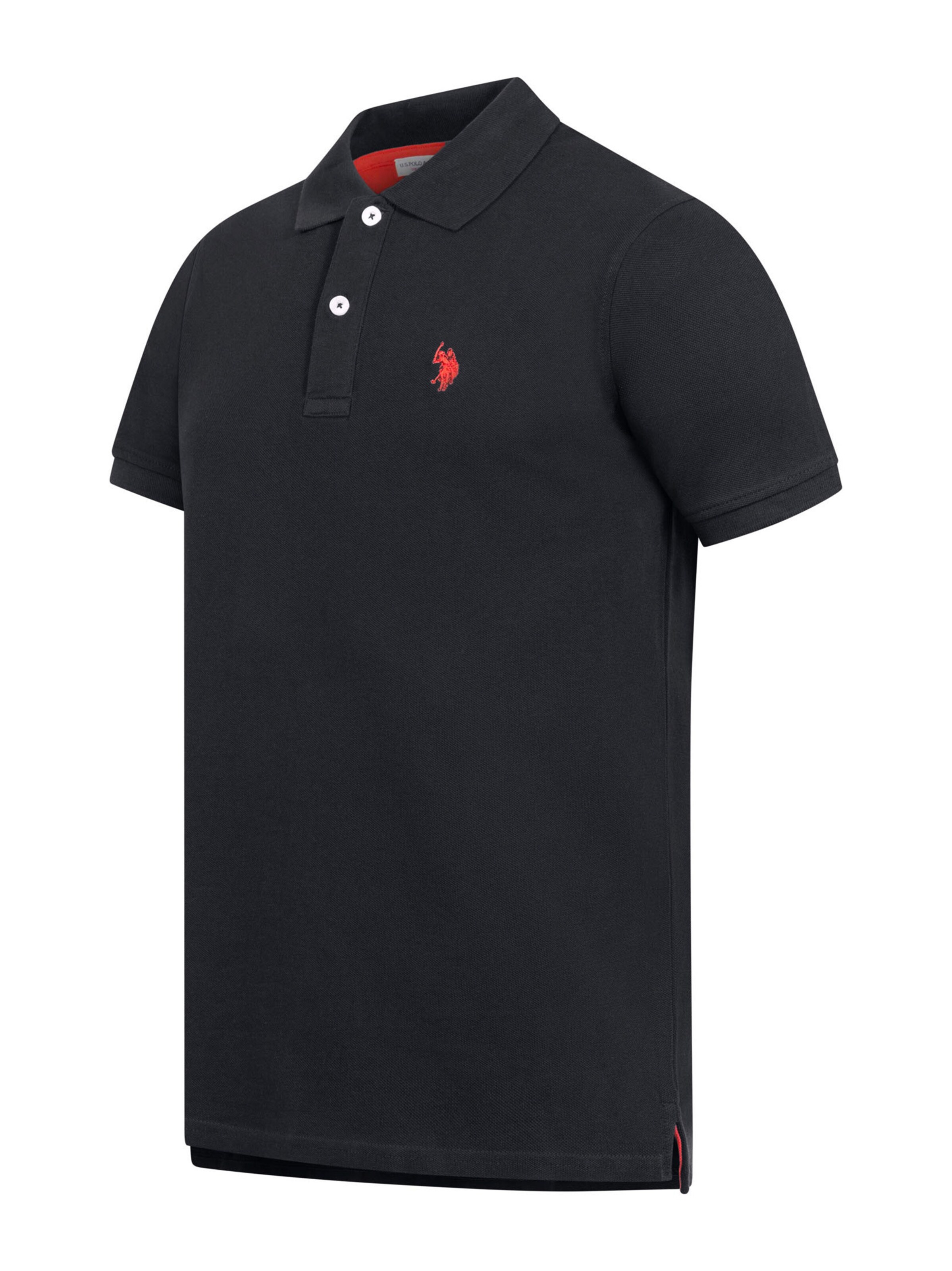 U.S. POLO ASSN. Poloshirt in Schwarz