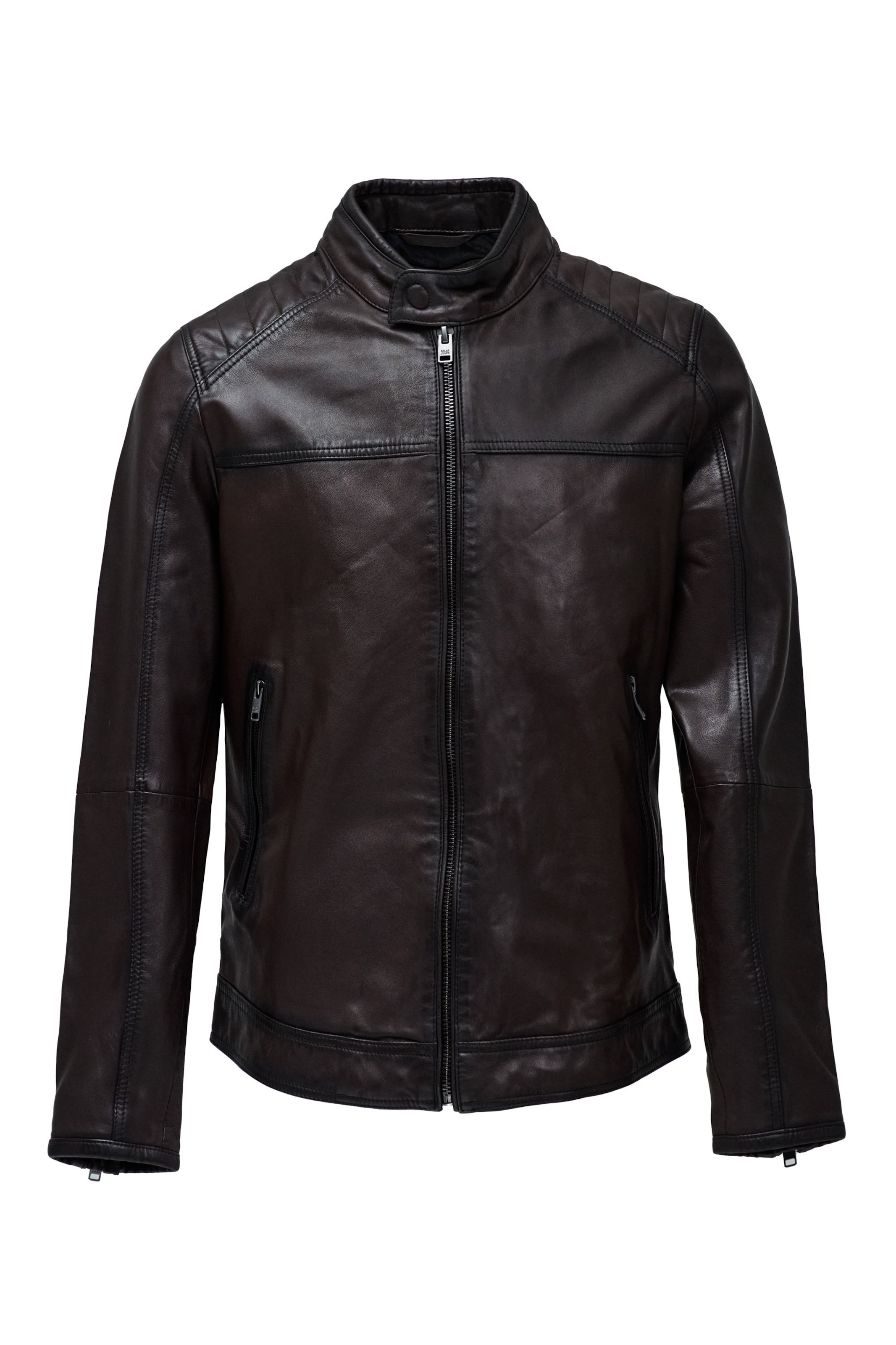 Salsa Jeans Tussenjas in Bruin: voorkant