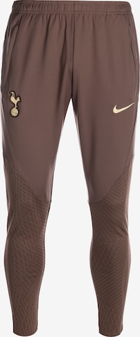 NIKE Skinny Workout Pants 'Tottenham Hotspur Dry Strike' in Grey: front