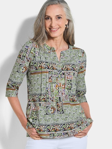 Goldner Bluse in Braun: Vorderseite