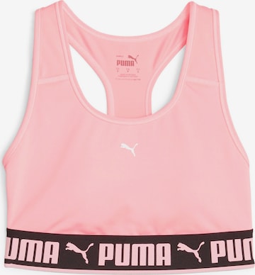 PUMA Μπουστάκι Αθλητικό σουτιέν σε ροζ: μπροστά