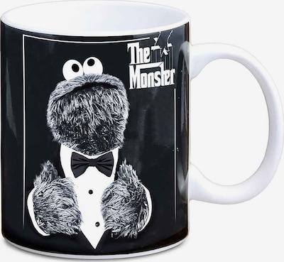 LOGOSHIRT Tasse 'Sesamstrasse - Krümelmonster - The Monster' in One Size in schwarz, Produktansicht