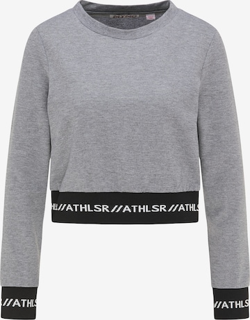 myMo ATHLSR Athletic Sweatshirt in Grey: front