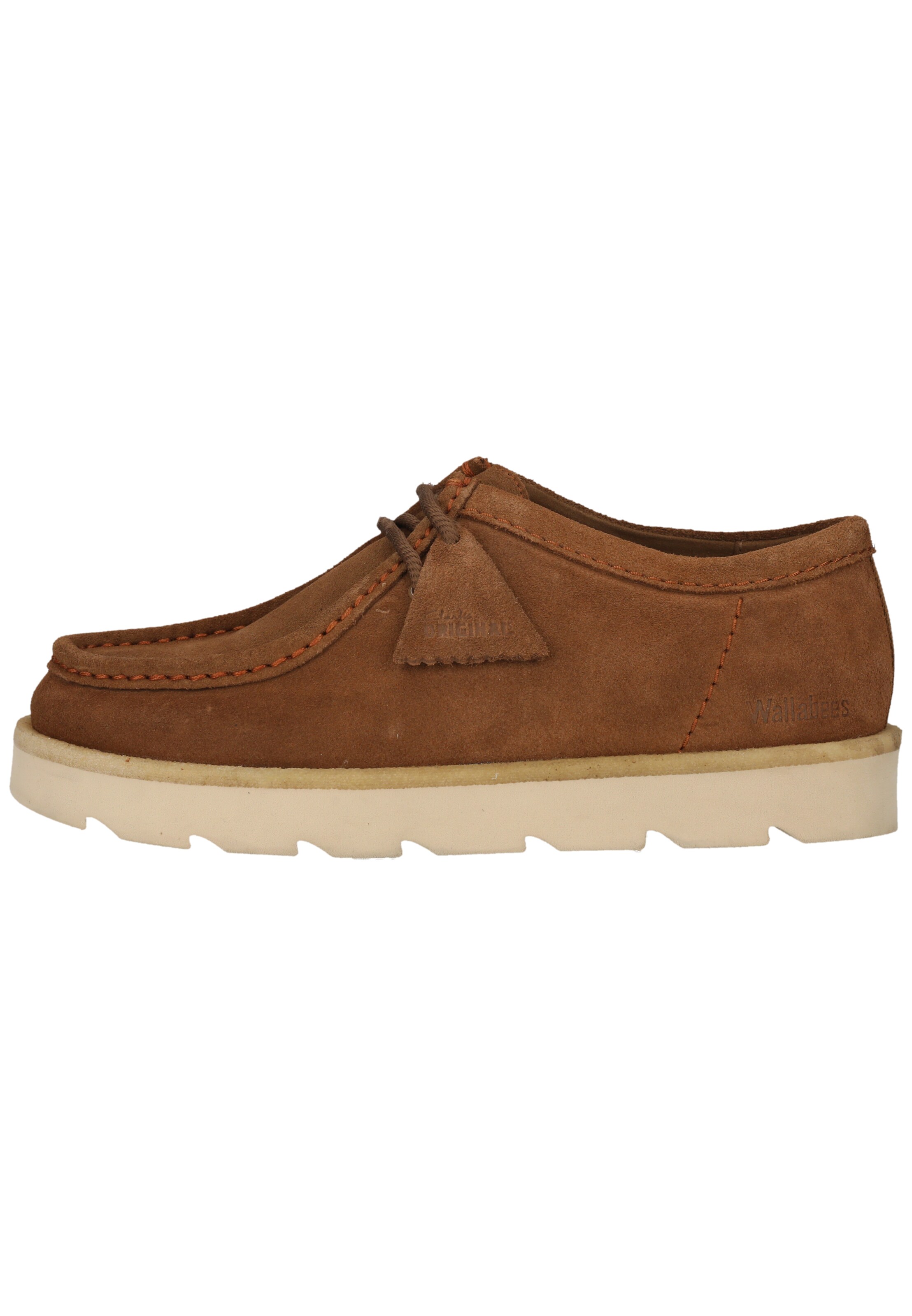 CLARKS Lace-up shoe 'Meare Walla' in Brown
