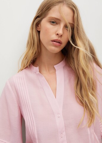 MANGO Blus 'Stephy' i rosa