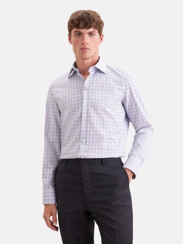 Coupe regular Chemise business SEIDENSTICKER en bleu