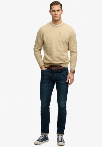 Superdry & Co Sweatshirt '1954 Company' in Beige