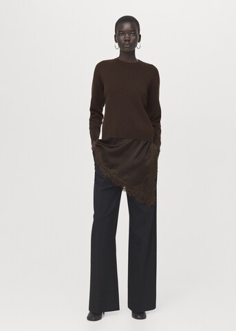 MANGO Pullover 'Nat' in Braun