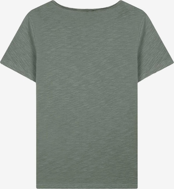 LTB Jeans Shirt 'U-Neck T-Shirt' in Groen: voorkant