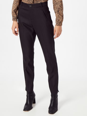 minus Regular Pleated Pants 'Daya' in Black: front